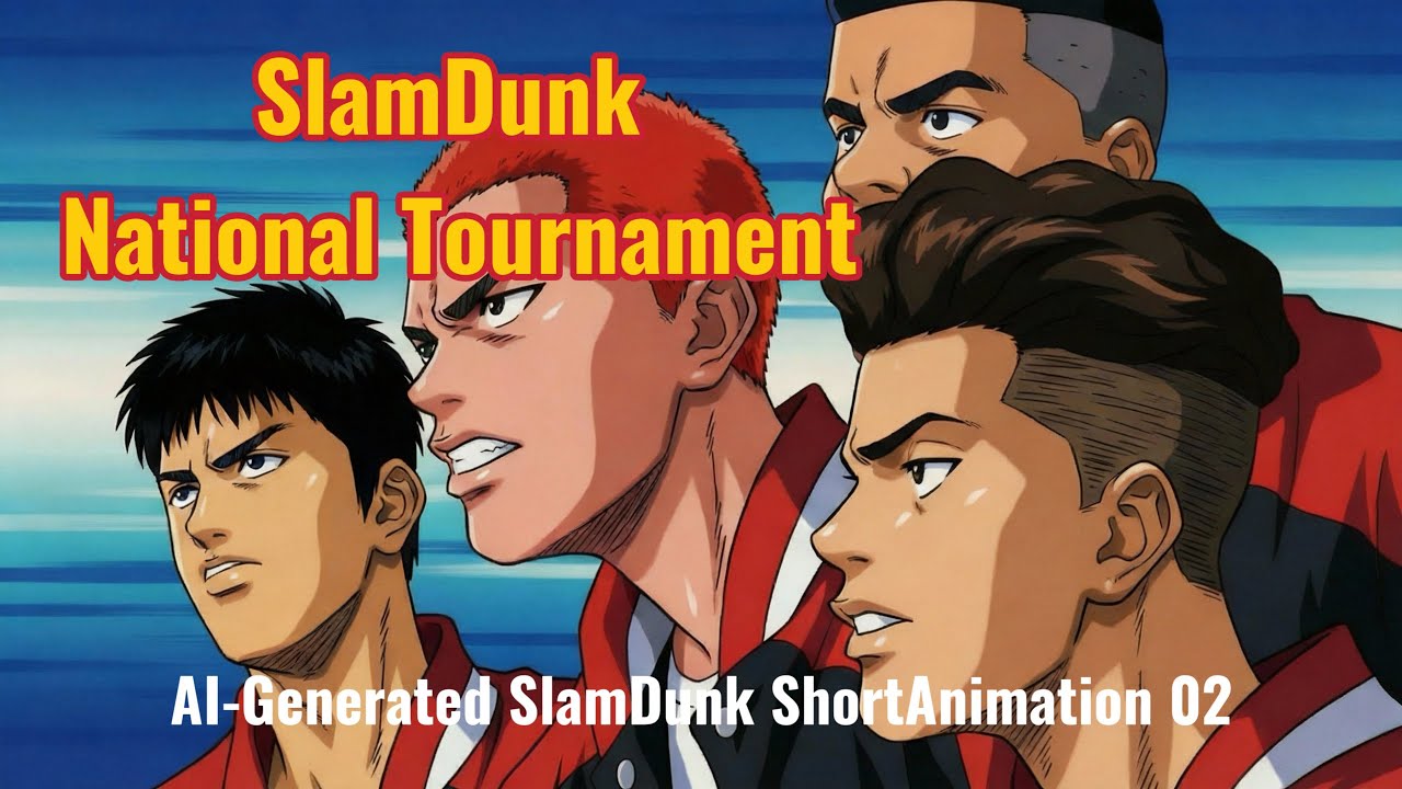 Slamdunk灌篮高手全国大赛第二话|AI自制