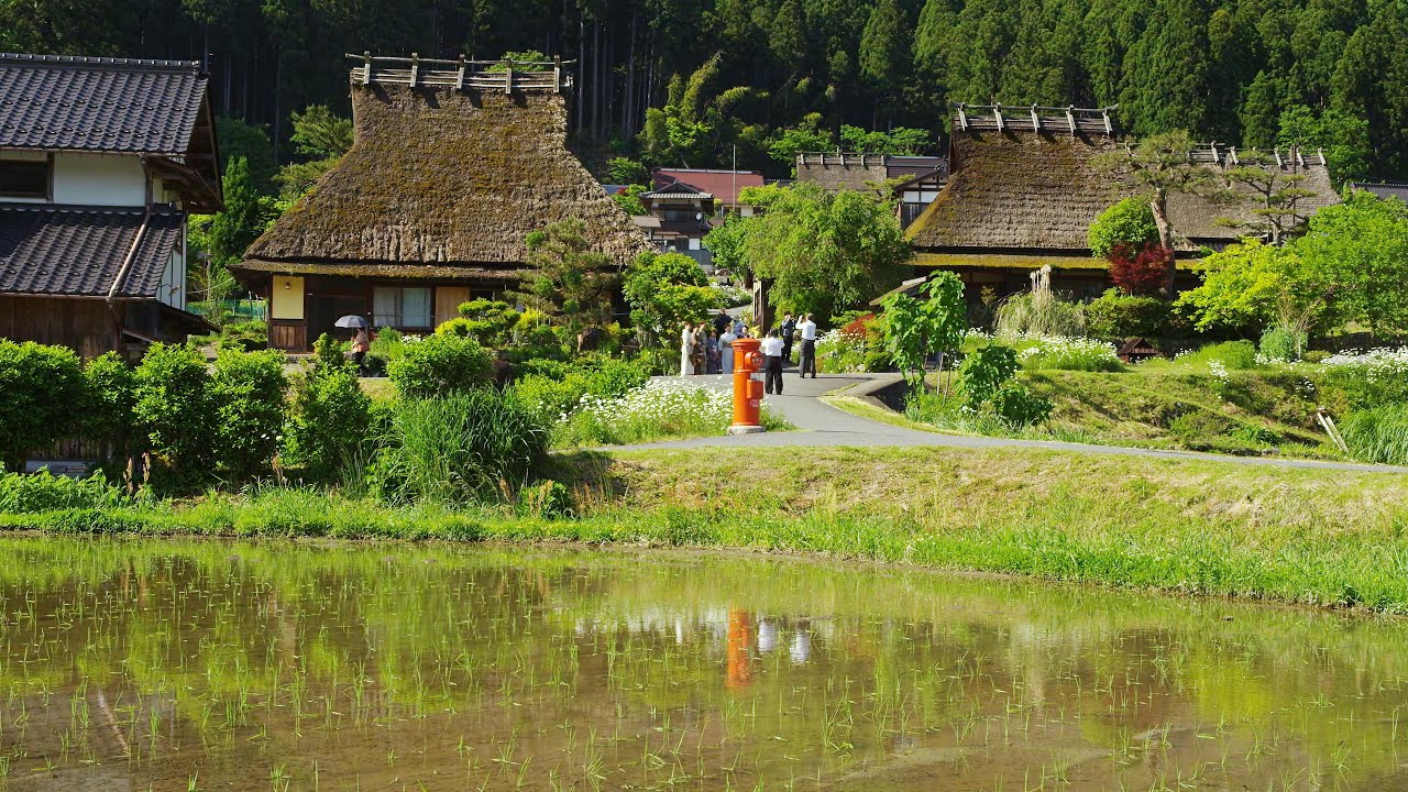 [ 4K Ultra HD ] 新緑の京都・美山かやぶきの里 KYOTO MIYAMA in fresh green (Shot on RED EPIC)
