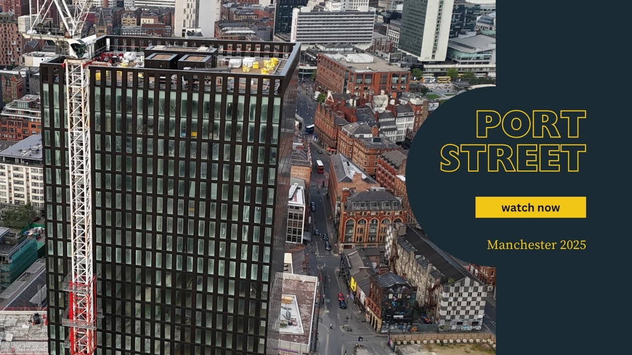 Port Street Development Manchester | DJI Mini 4 Pro Drone | June 2025