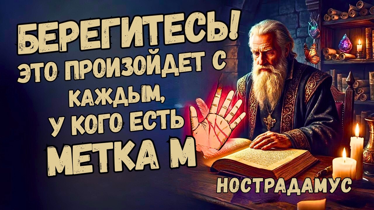 ПЕРЕСТАНЬТЕ игнорировать знак М на ладони — Нострадамус предупреждал об этом