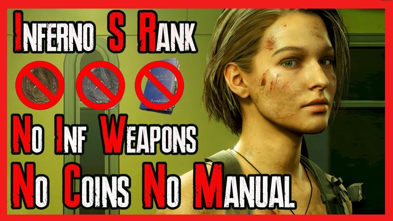 Resident Evil 3 REMAKE  |  Dificultad Infierno  |  S Rank (No Coins/Manual/Inf Weapons)