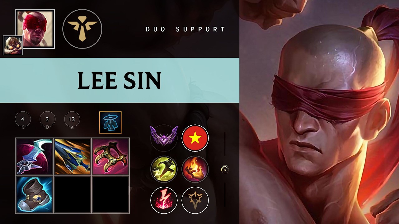Lee Sin Support vs Alistar - VN Master Patch 26.08
