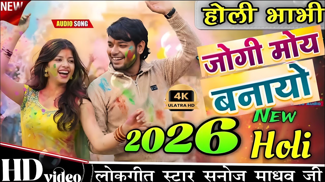 #holi2026 जोगी हो तेरे बनो प्यार में जोगीबनाया हो तूने जोगी मोय बनाया jogi ho tere bano pyar me jogi