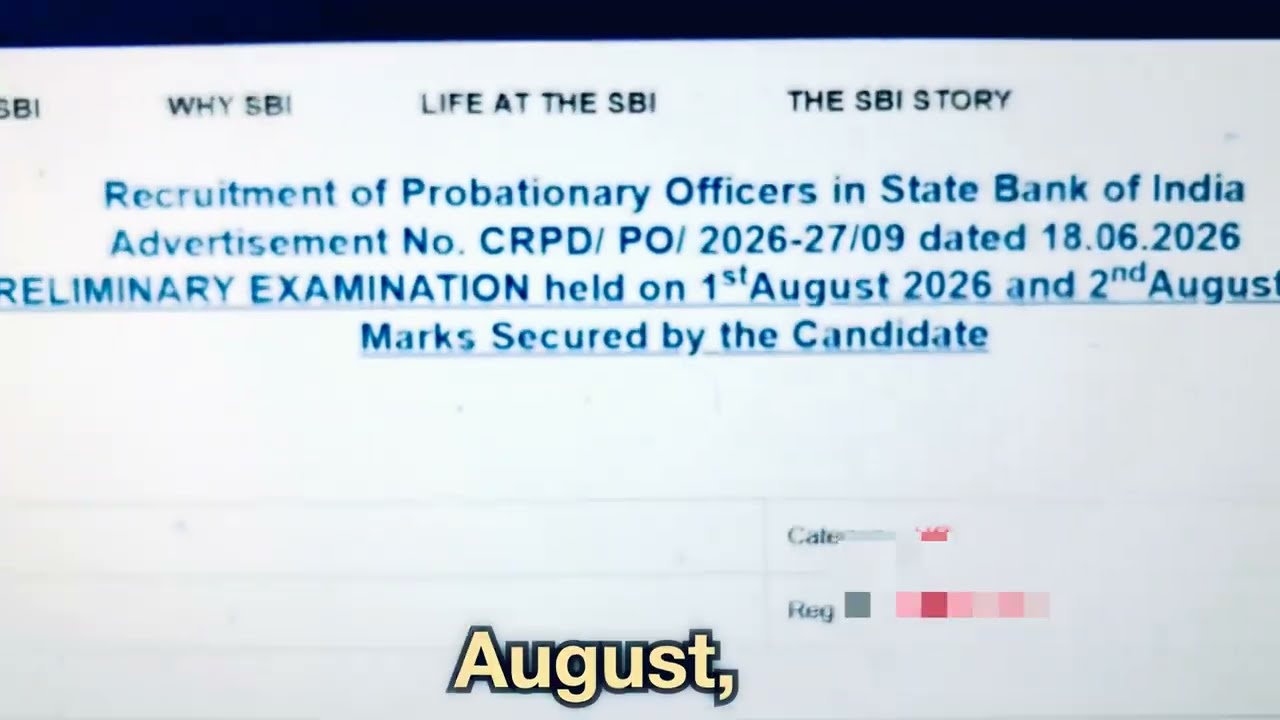 SBI PO Prelims Scorecard 2026 | Missed Cutoff by Just 0.5 Marks 💔 | Technical Issues & My Exam Day