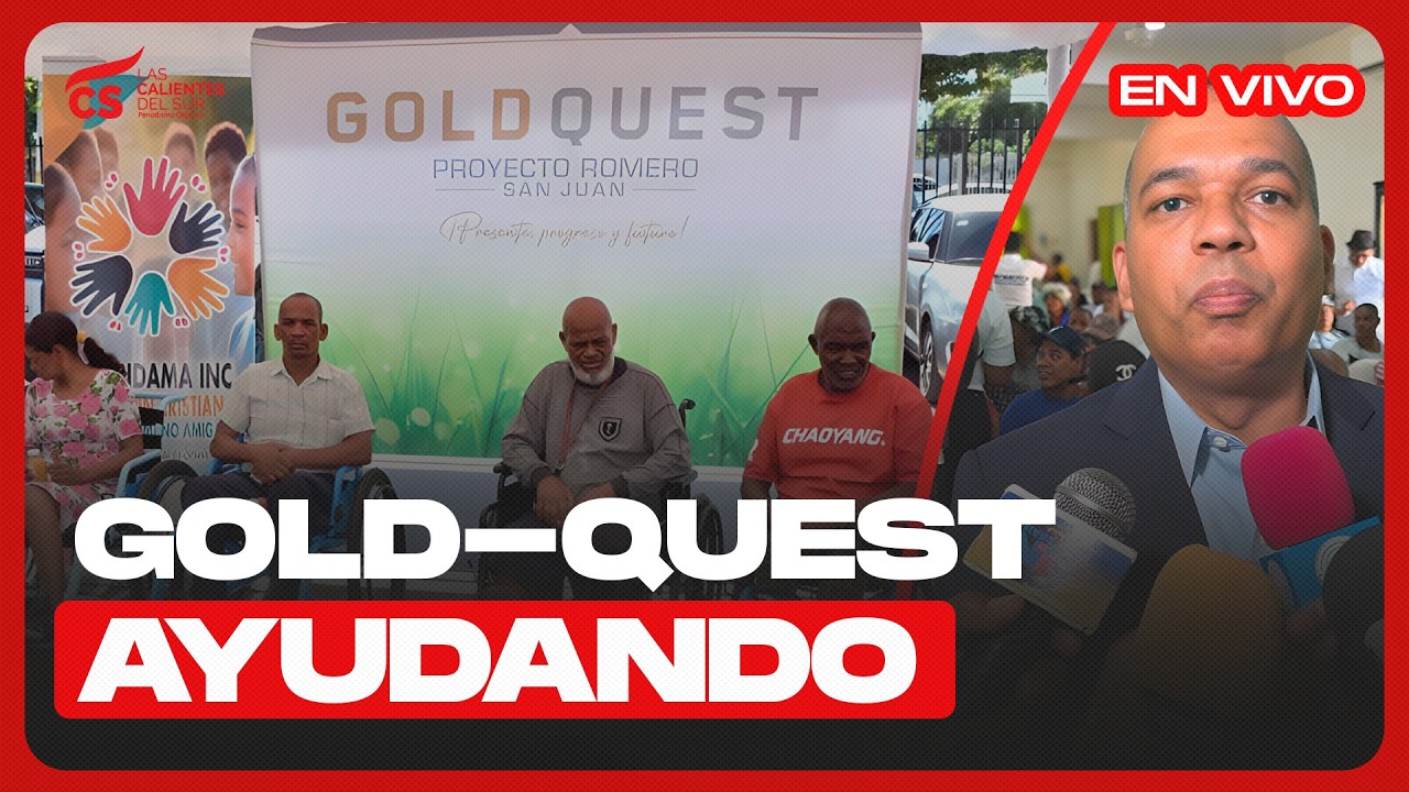 EN VIVO 🔴 GOLD-QUEST APOYA PERSONAS DISCAPACITADAS