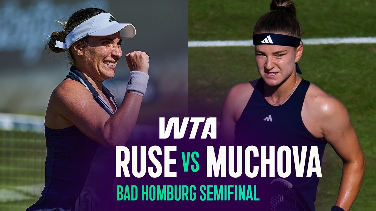 Елена-Габриэла Русе &mdash; Каролина Мухова | Полуфинал Bad Homburg 2026 | Лучшие моменты матча WTA