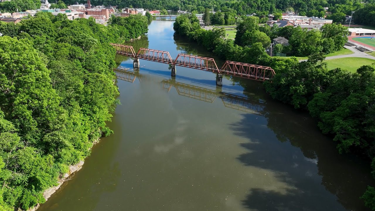 The Black Bridge and the Catskill Mountains