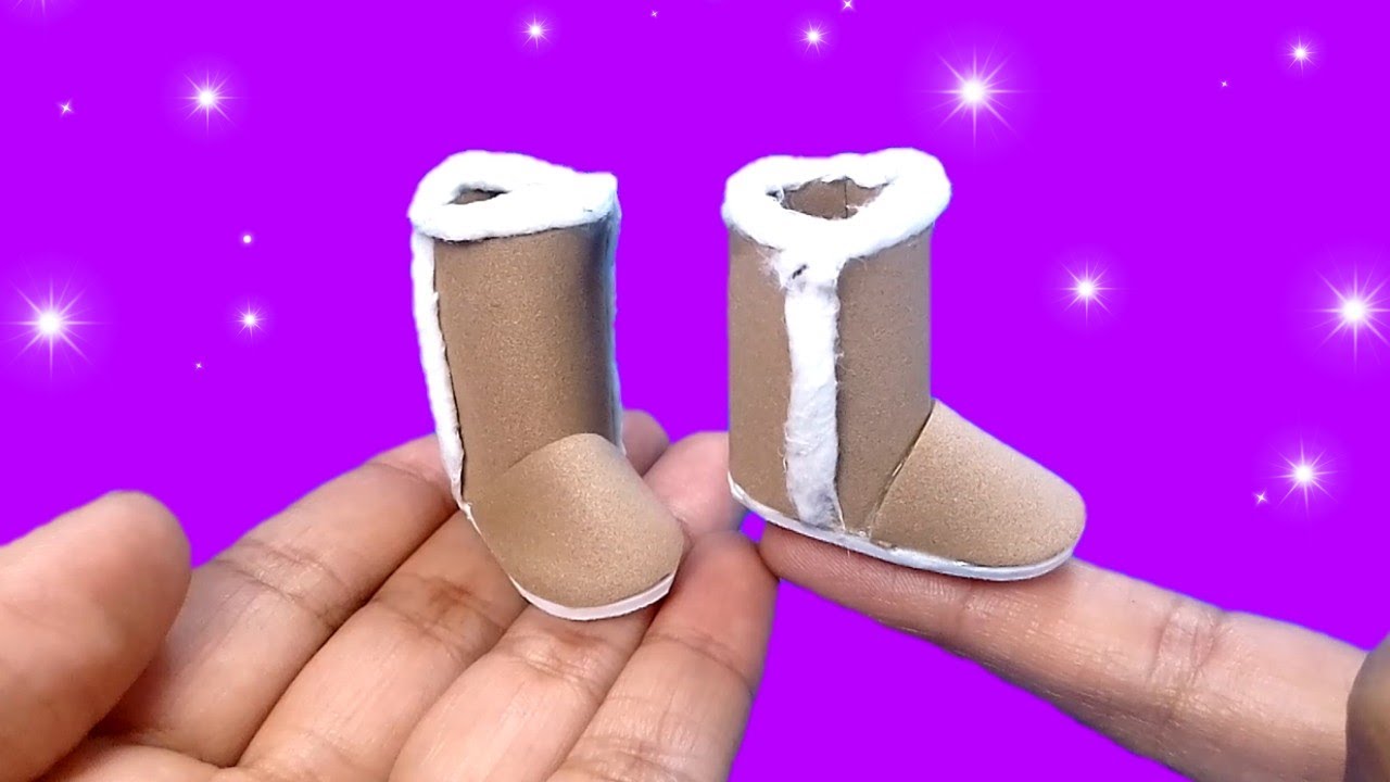 DIY Сапожки для куклы | как сделать кукольную обувь