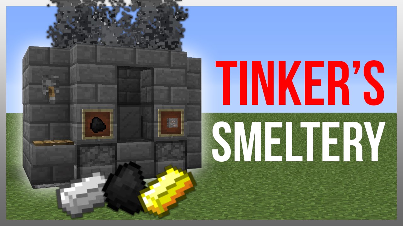 Minecraft 1.12: Учебное пособие по редстоуну — плавильня Tinker's Construct!