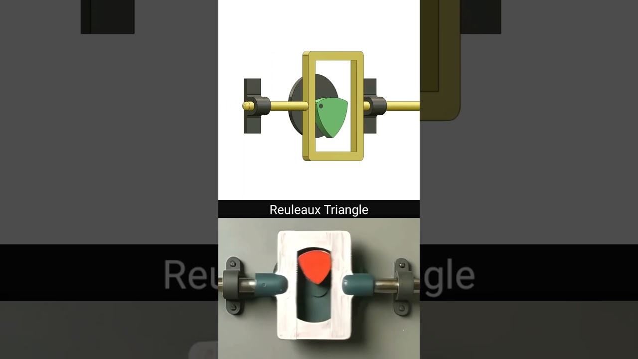 Reuleaux Triangle | Scotch yoke Mechanism #cad #3ddesign #engineering #mechanicaldesign