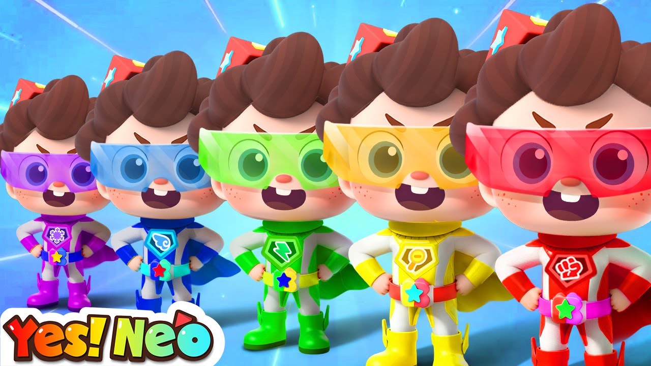 Kids Turn into Superheroes | Superhero Song | Nursery Rhymes & Kids Songs | Yes! Neo