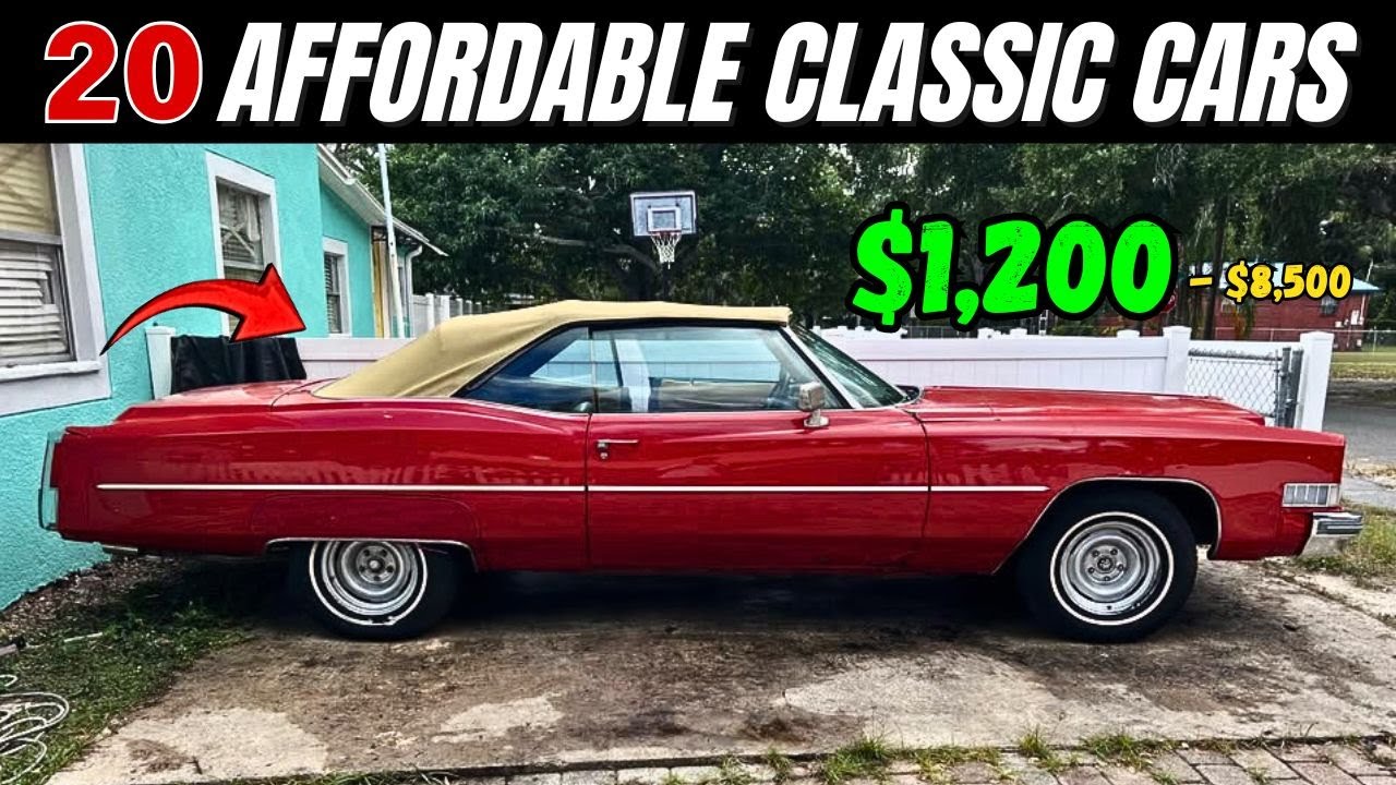 TOP DEALS: Budget Friendly Classics Cars Priced $1,200 to $8,500!