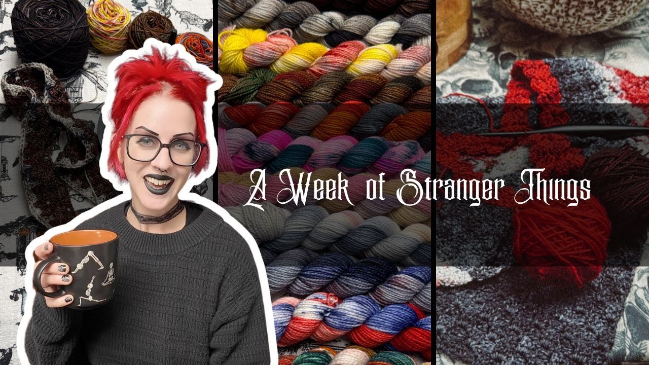 Crocheting Projects with Stranger Things Inspired Yarn