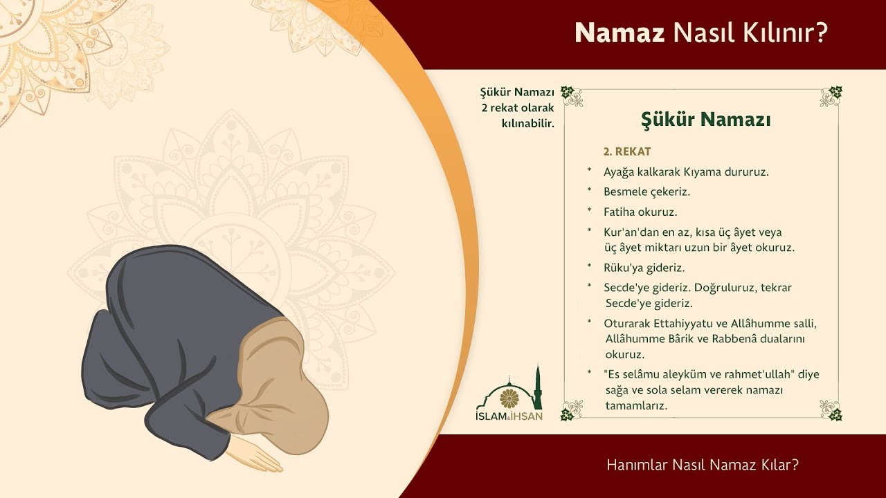 Şükür Namazı Nasıl Kılınır? (Kadınlar İçin Şükür Namazının Kılınışı)