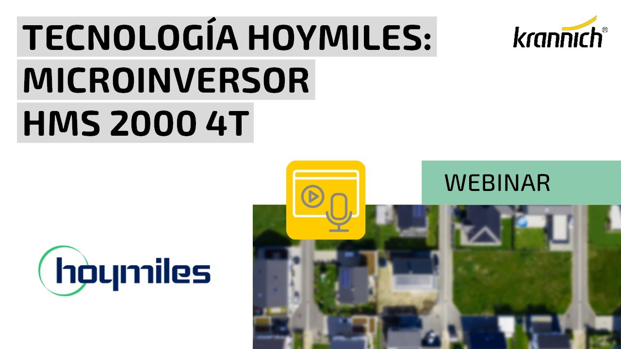 Tecnología Hoymiles: Microinversor HMS 2000 4T