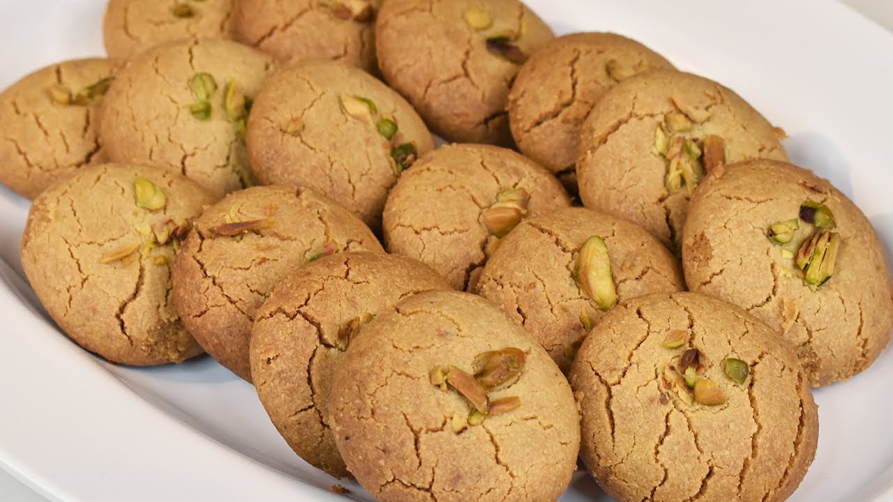 गेहू के आटे से बनाये नानखटाई बिना अवन | Wheat Flour Nankhatai Recipe | Desi Ghee Nankhatai