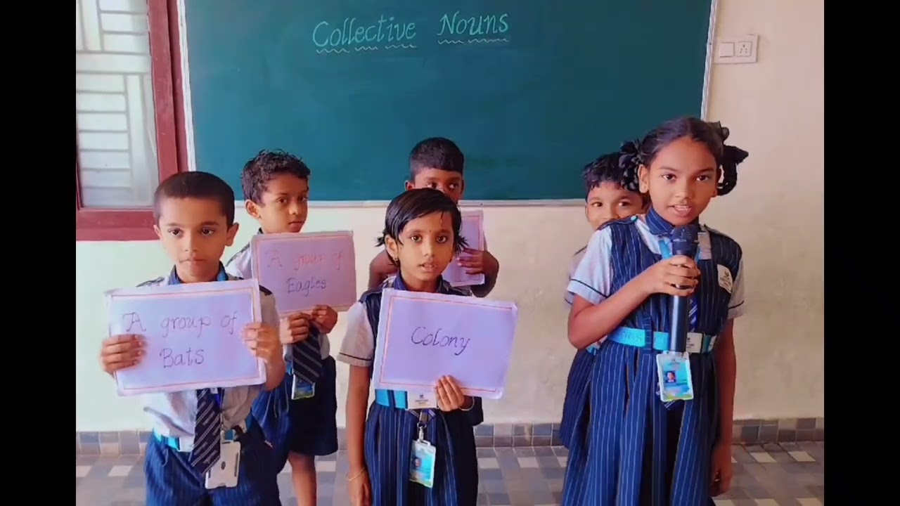 ENGLISH ACTIVITY: COLLECTIVE NOUNS - PART - 1 (GRADE - 2)
