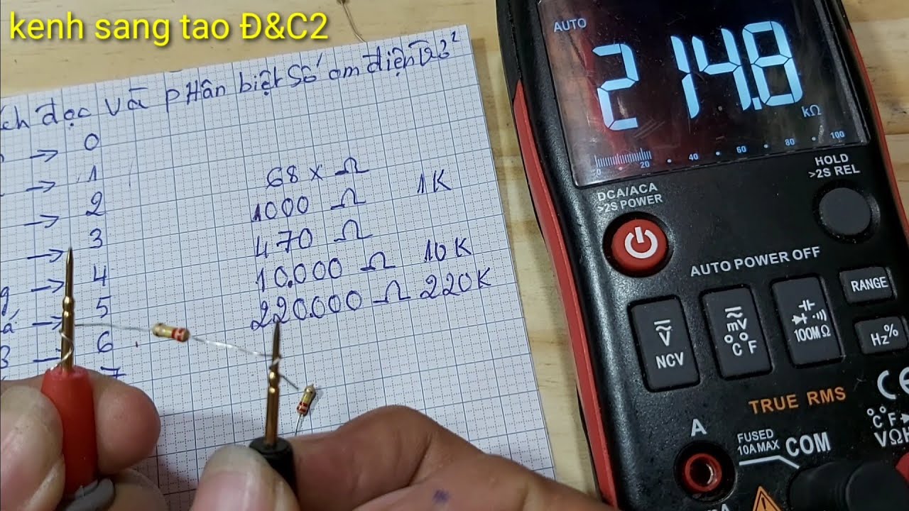 Chia sẻ cách để biết số omh  và số ký của điện trở