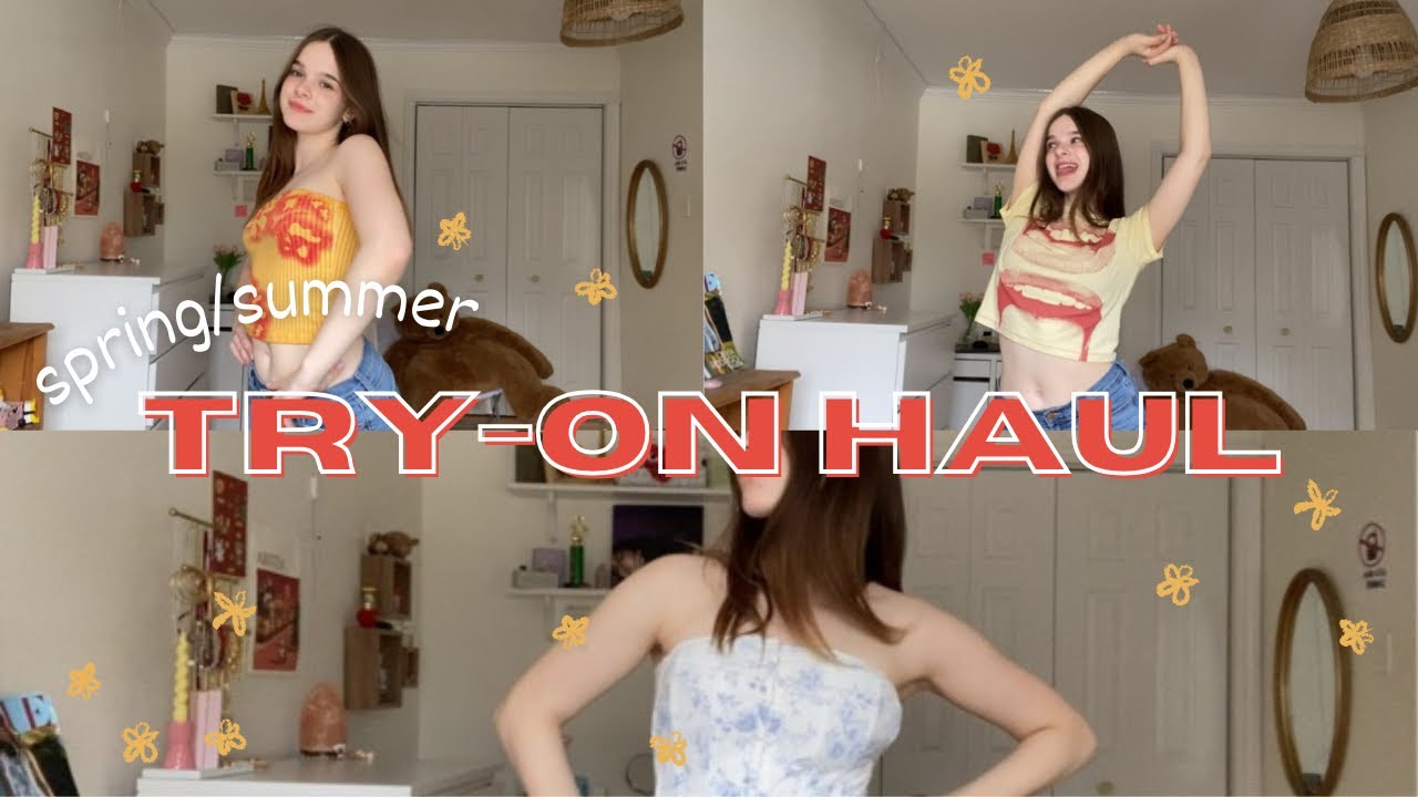 SPRING/SUMMER TRY-ON HAUL!! (garage + urban outfitters)