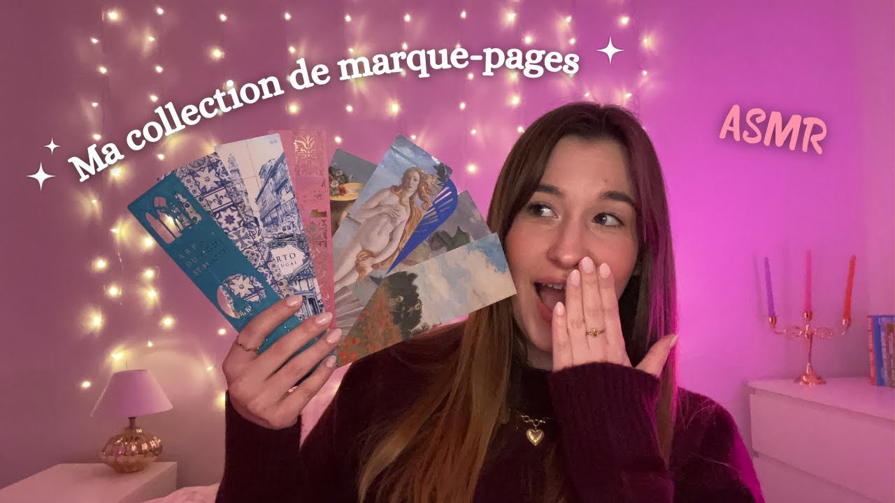 ASMR | Ma collection de marque-pages 📖✈️ (+ anecdotes de voyages)