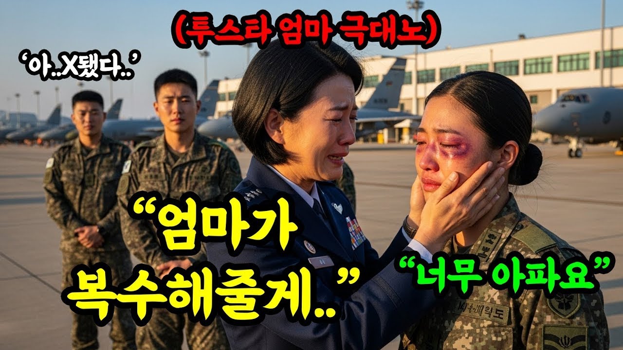 면회에서 피투성이가 된 딸의 얼굴을 본 투스타 엄마   부대를 산산조각 냈습니다 #오디오북