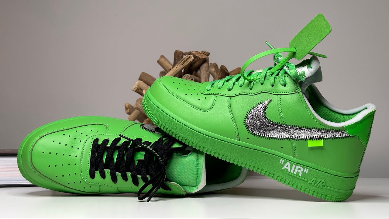 WHY ARE THE OFF WHITE AIR FORCE 1 BROOKLYN 1,500? 😂😂 **WITH ON FOOT**