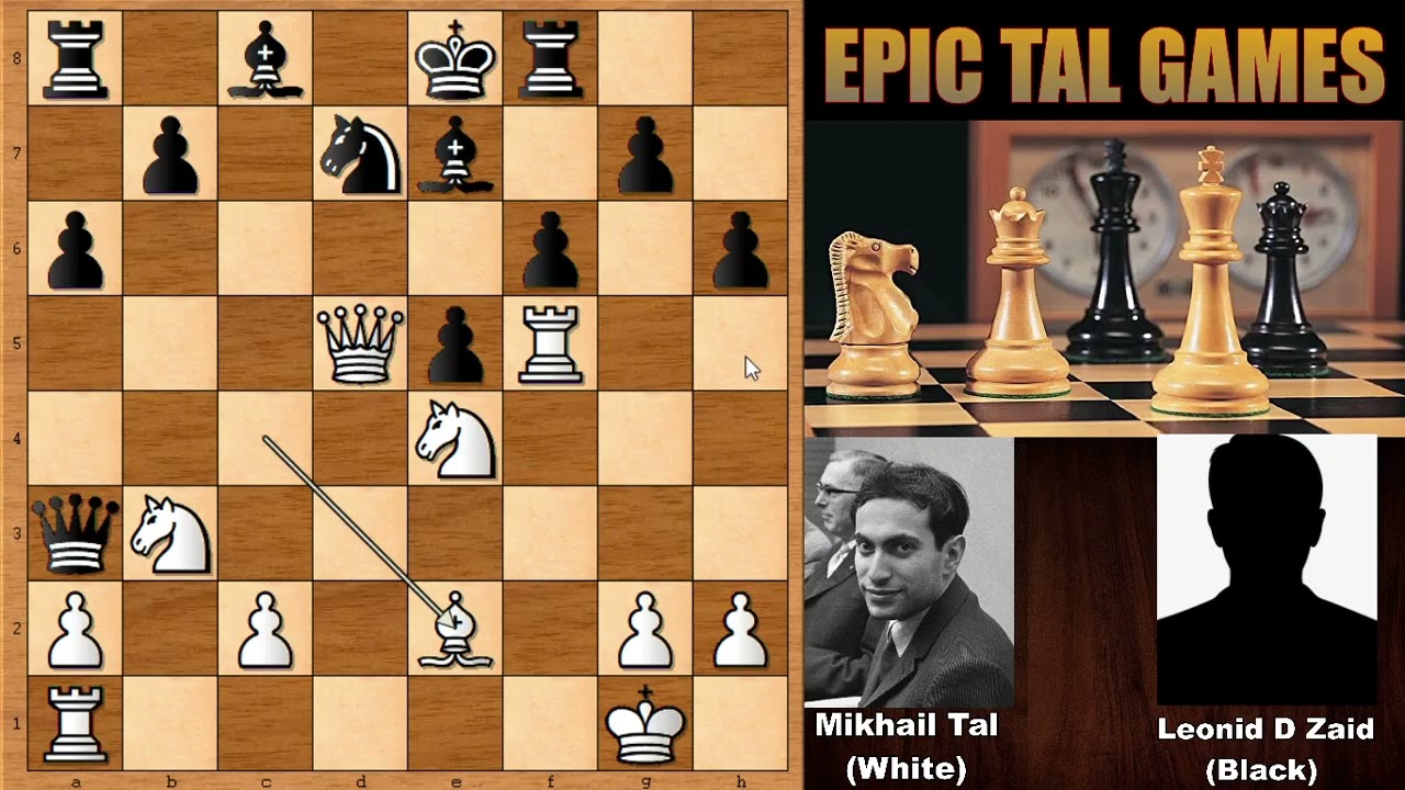 Mikhail Tal vs Leonid D Zaid - Moscow (1973)