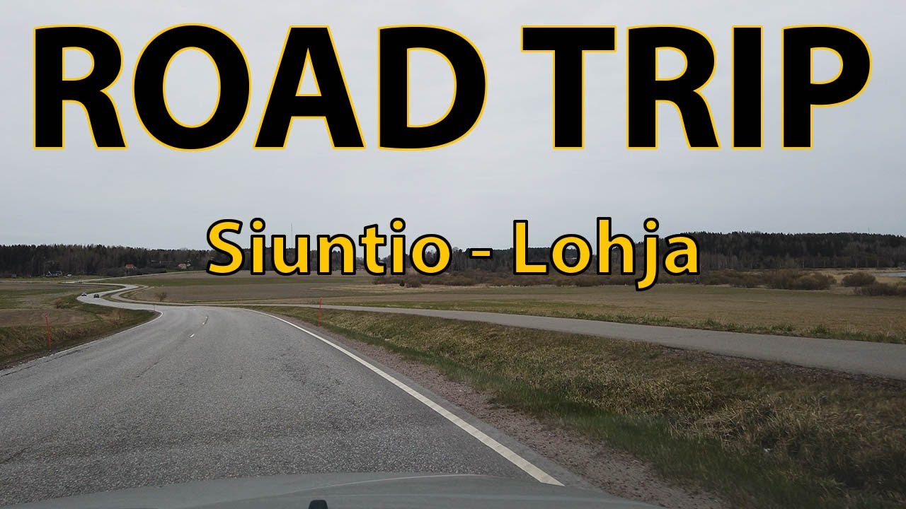 RSP Road Trip Finland regional route 115 and 116, 4K UHD