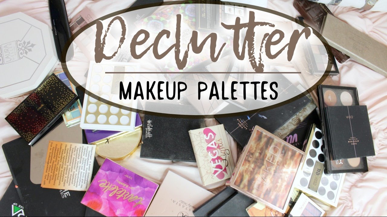 DECLUTTER MAKEUP COLLECTION | PALETTES