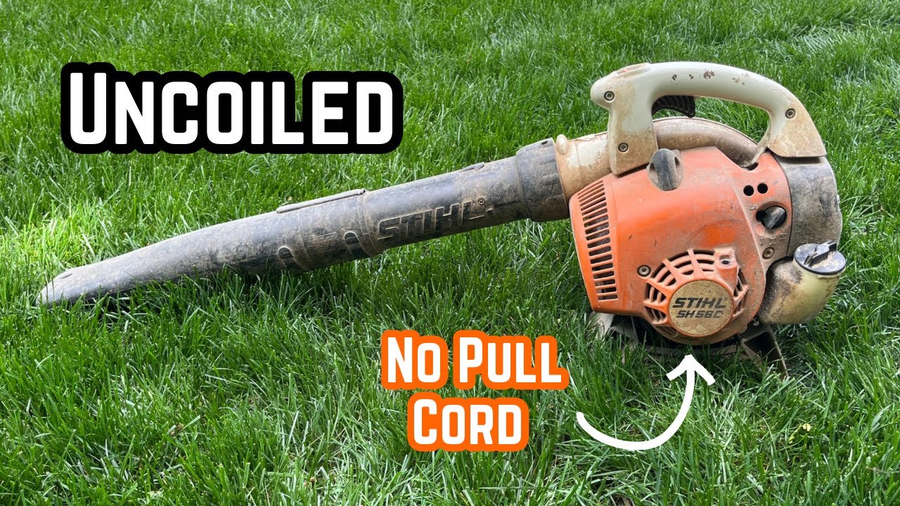 Stihl SH56C Starter Rope Replacement & Other Maintenance