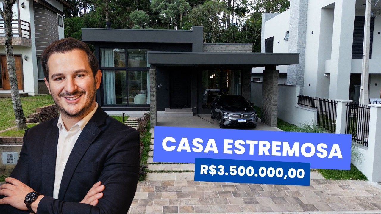 Tour pela Casa Estremosa em Gramado | R$3,5 Milhões
