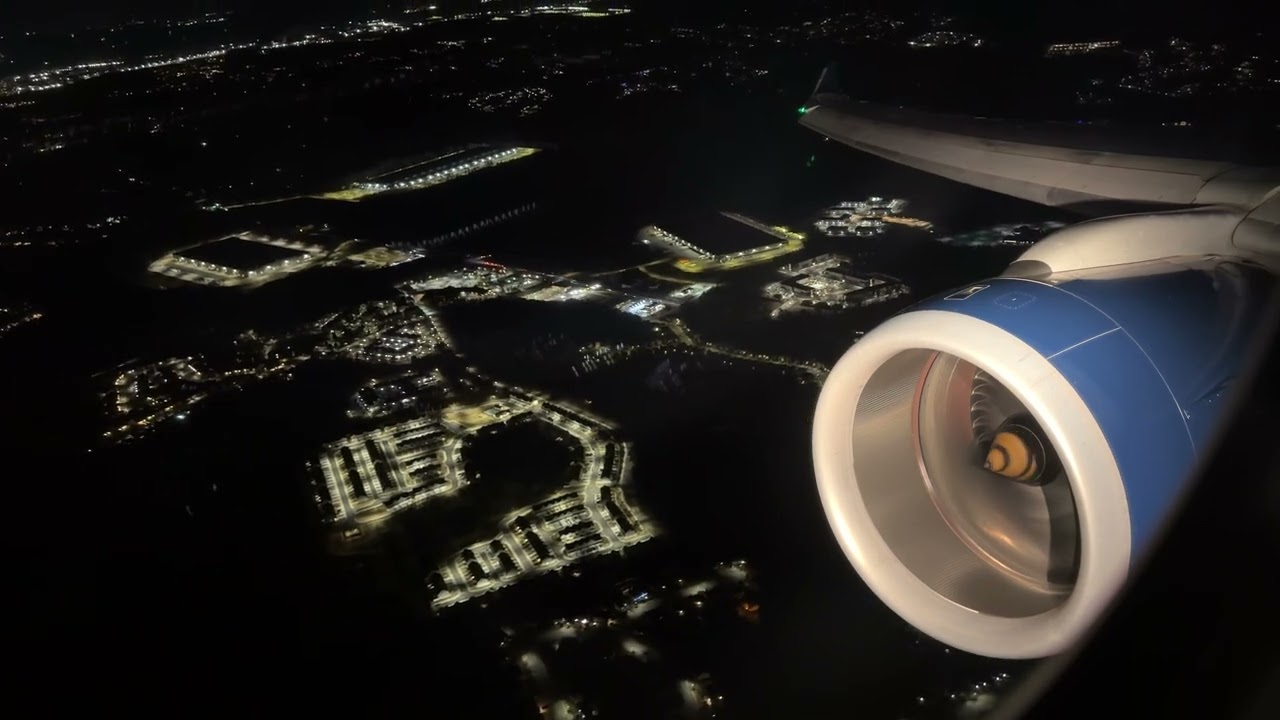 DL110 EZE-ATL 4K N413DX Buenos Aires to Atlanta Delta A330-900 Neo early morning landing