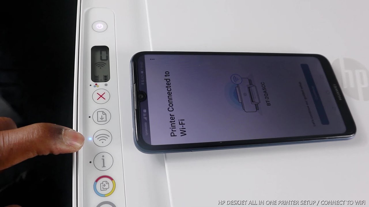 Настройка многофункционального принтера HP Deskjet/подключение к сети Wi-Fi