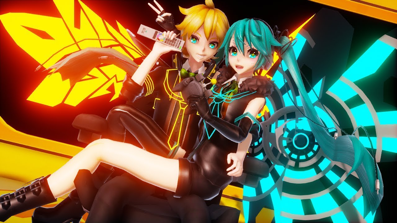 【MMD PV】リモコン Remote Control (sat 1080 mix)  - Hatsune Miku ・Kagamine Len (English / Romaji Sub)