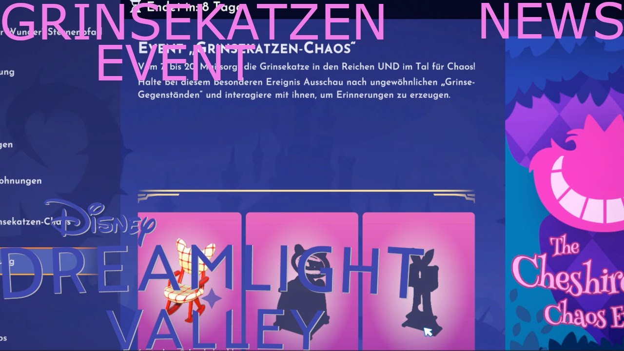 Disney Dreamlight Vally / Tipps und Trickst Das Grinskatzen Event