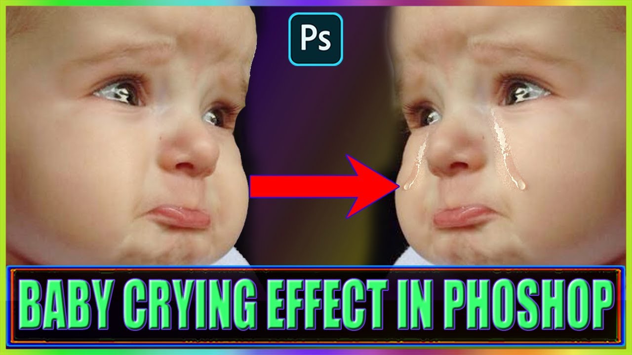 How to Add Crying Effect in a Photo in Photoshop || how to make someone cry in photoshop | photo cry