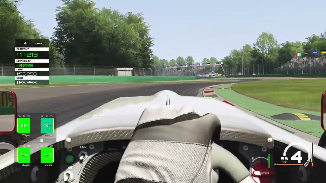 Assetto Corsa | Tatuus Race - Gold Medal Reference Lap | Tatuus FA01 @ Monza 1:53.117