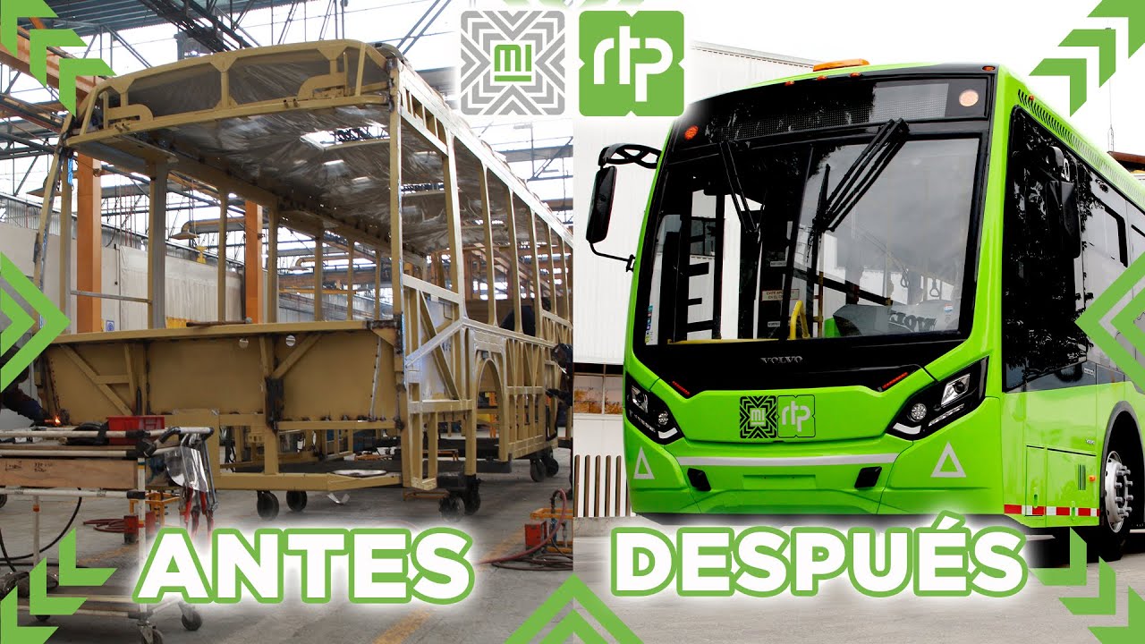 ¿Cómo se fabrica una unidad de la Red de Transporte de Pasajeros?