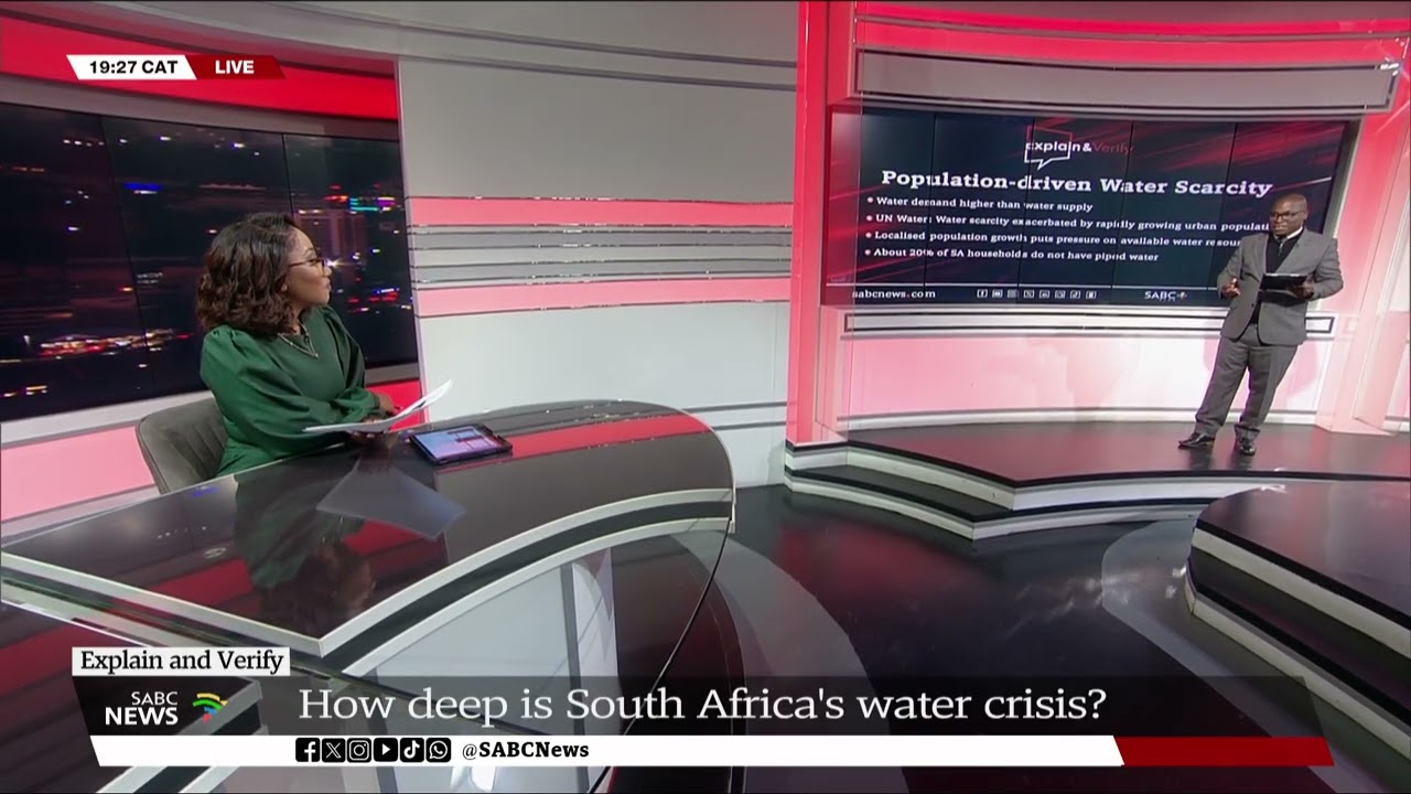 Explain & Verify | Water scarcity in South Africa