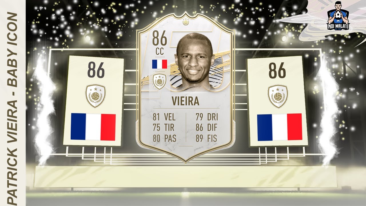 PATRICK VIEIRA - Baby Icon (86) | #FIFA21 | gameplay | Player Review (ITA)