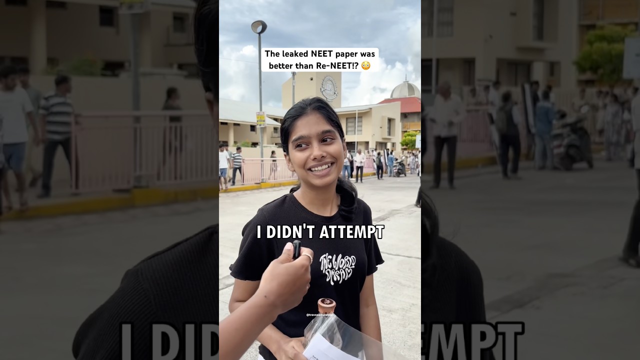 The leaked NEET went better? #neetaspirents #neet2026 #nta #india #mbbs #reneet #neet #medical