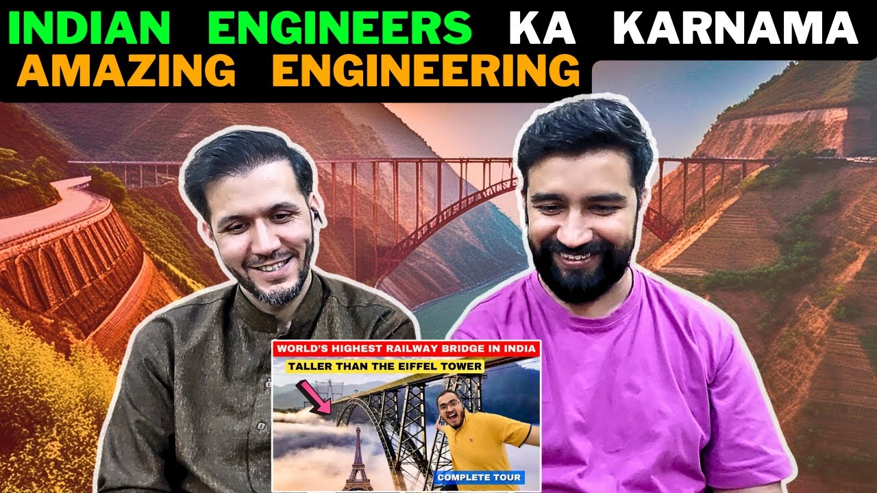 Chenab Bridge: World's Highest Railway Bridge in India Part 1 | Pakistani reacts