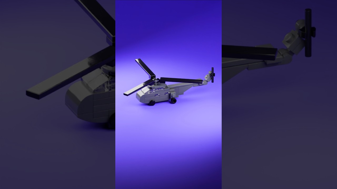 LEGO Military Helicopter 🚁 Mini Bricks Build
