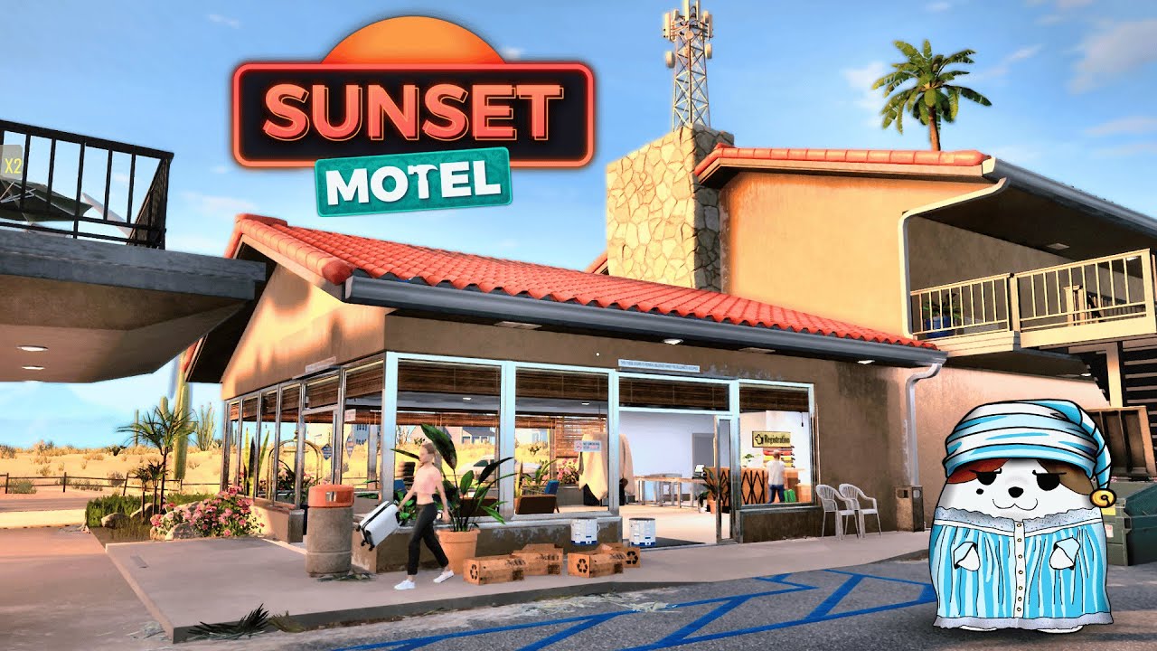 Sunset Motel Early First Look! | New Upcoming Hotel Sim! Ep 1