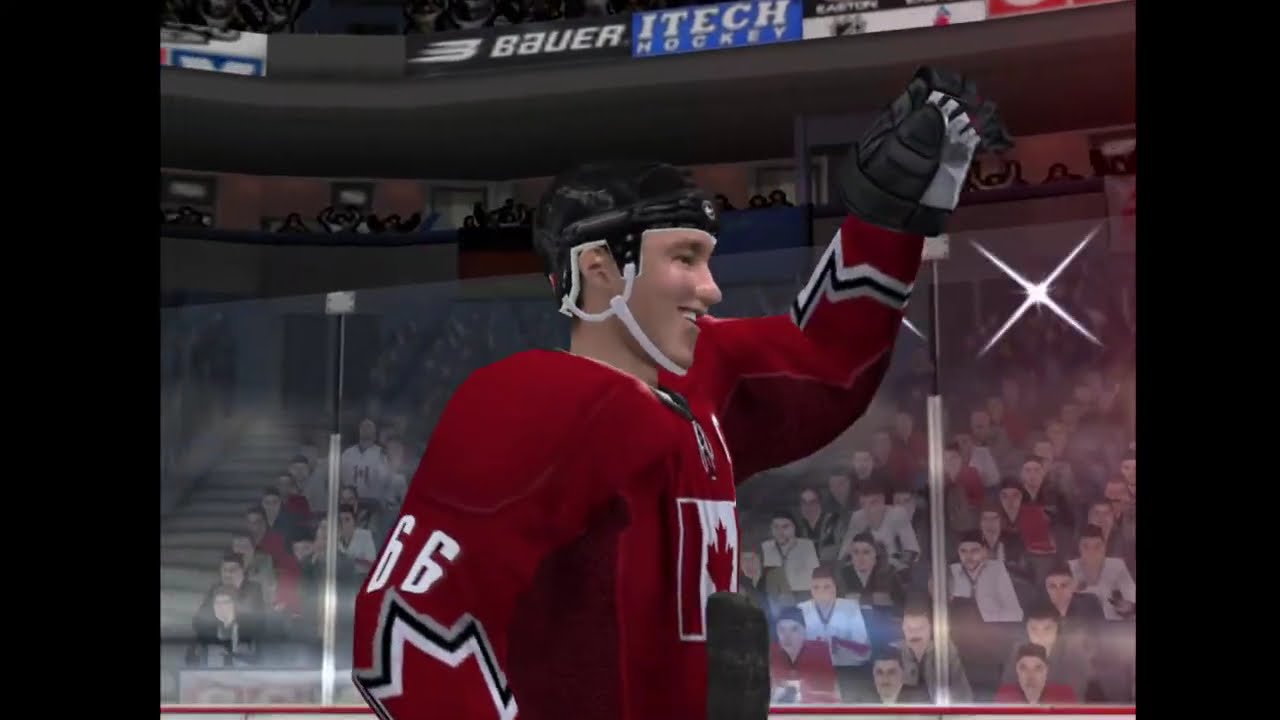 NHL 06 sur Playstation 2, jeu qui a 20 ans !