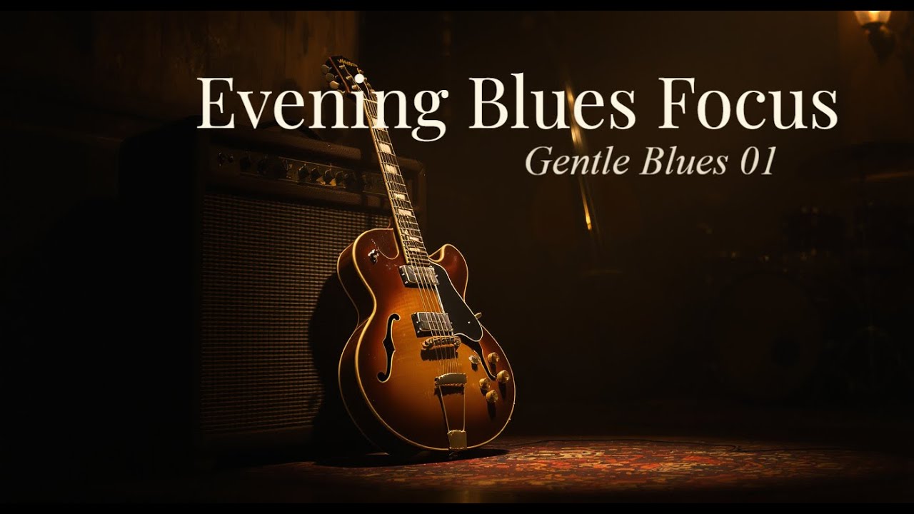 Gentle Blues 01 | Soulful Instrumental Blues for Evening Focus, Work & Calm Productivity