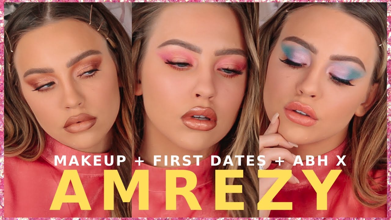 DATE READY W/ THE AMREZY X ABH PALETTE | 3 LOOKS 1 PALETTE