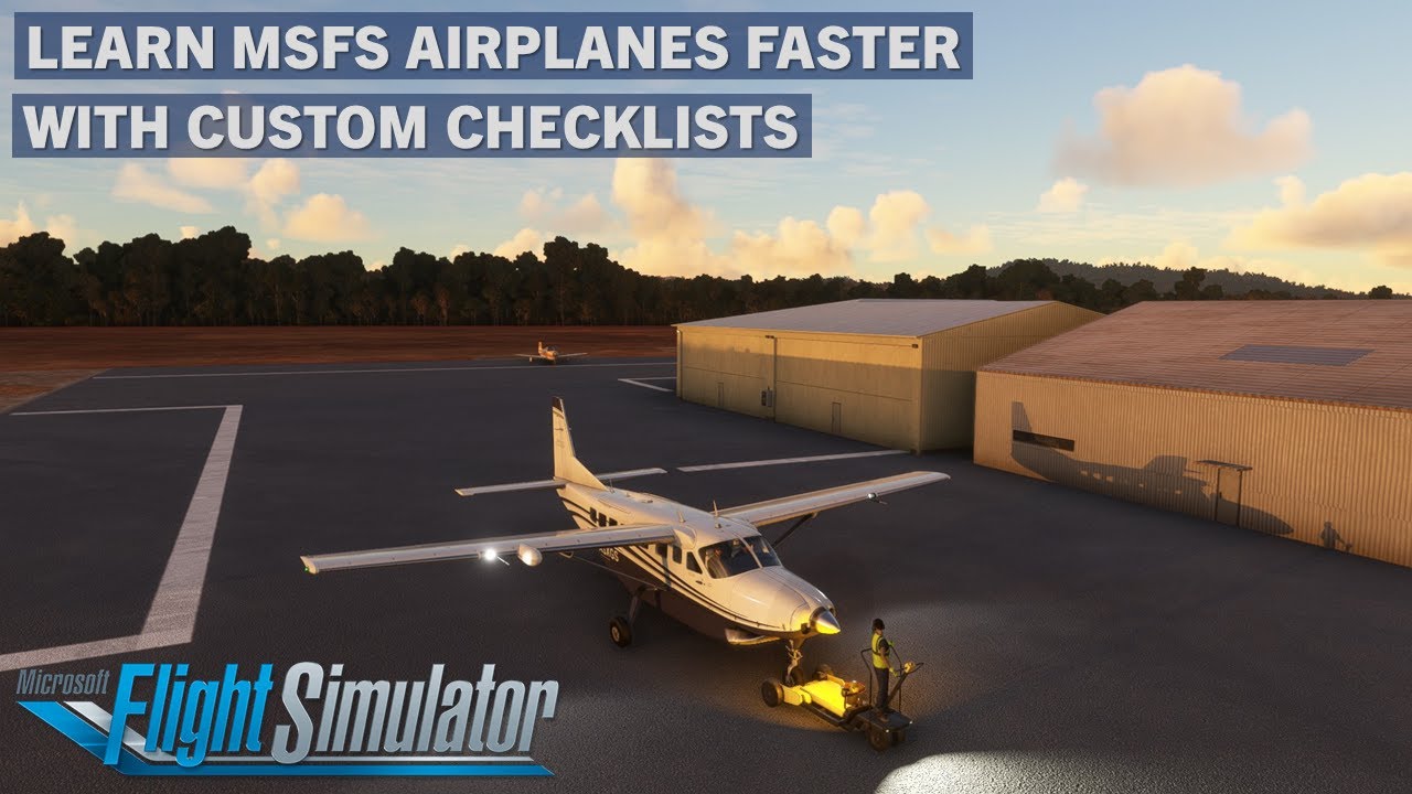 Custom Checklists For Microsoft Flight Simulator