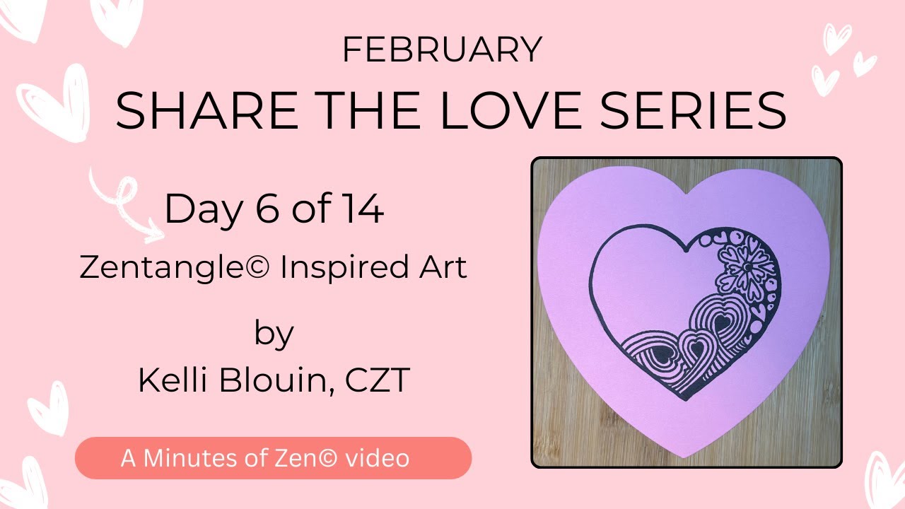Beginner Zentangle© - Share the Love - Day 6 - Sandswirl