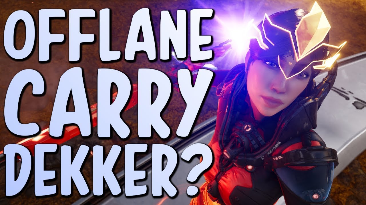 OFFLANE CARRY DEKKER?? | Dekker Gameplay - Paragon Funny Moments